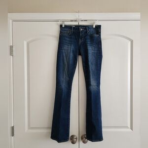 GAP Women's Dark Blue 1969 Wide Leg Jeans Curvy 25r